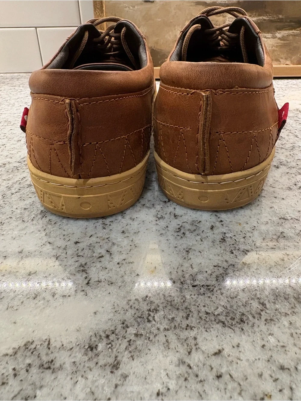 Men's Casual Leather Sneakers in Brown Oliberte size 11.5/ 12 EU 45